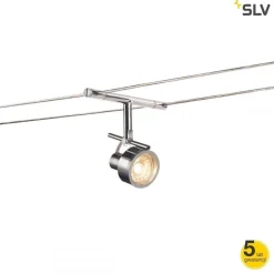 Oprawa szynowa SALUNA, do TENSEO chrom (139132) - SLV