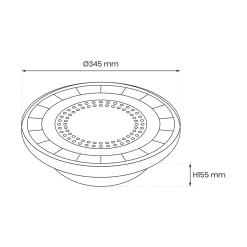 Oprawa techniczna HIGH BAY 200W 4000K 5lat Gwarancji (EK0730) - Eko-Light