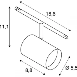 Oprawa Tenseo noblo do niskonapięciowego systemu linkowego (1002696) - SLV