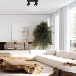 Oprawa Volf Spot Czarny 2xGU10 (ML0678) - Milagro