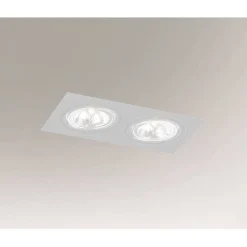 Oprawa wpuszczana KOMORO H (biały) (7333) - Shilo