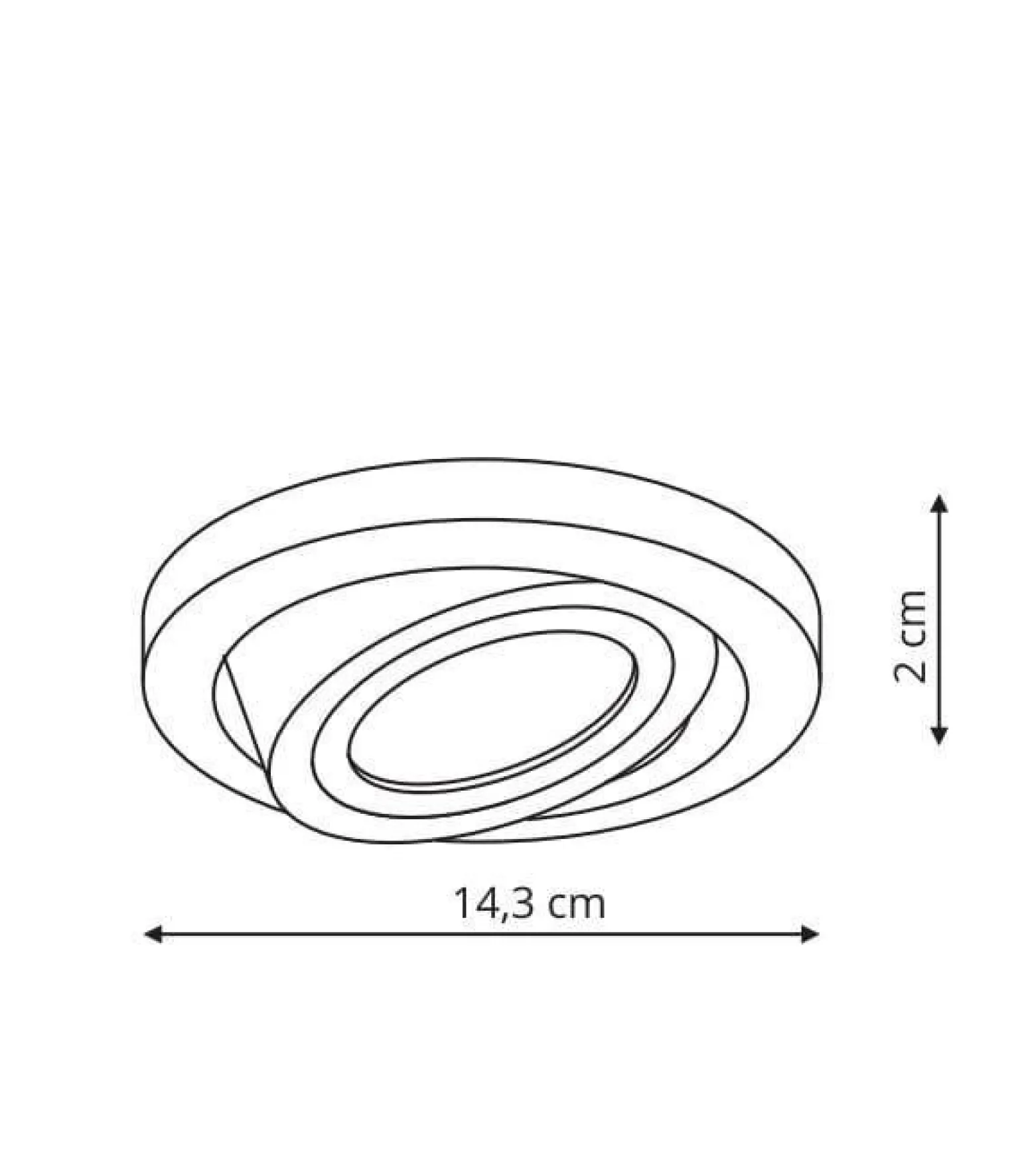 Oprawa wpuszczana Nero ruchoma (LP-4424/1RS WH movable) - Light Prestige