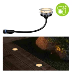 Oprawa wpuszczana Plug & Shine FLOOR 2W 2200K IP67 24V srebrny (PL94721) - PAULMANN