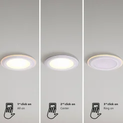 Oprawy podtynkowe ELKTON Nordlux LED Tworzywo sztuczne Biały