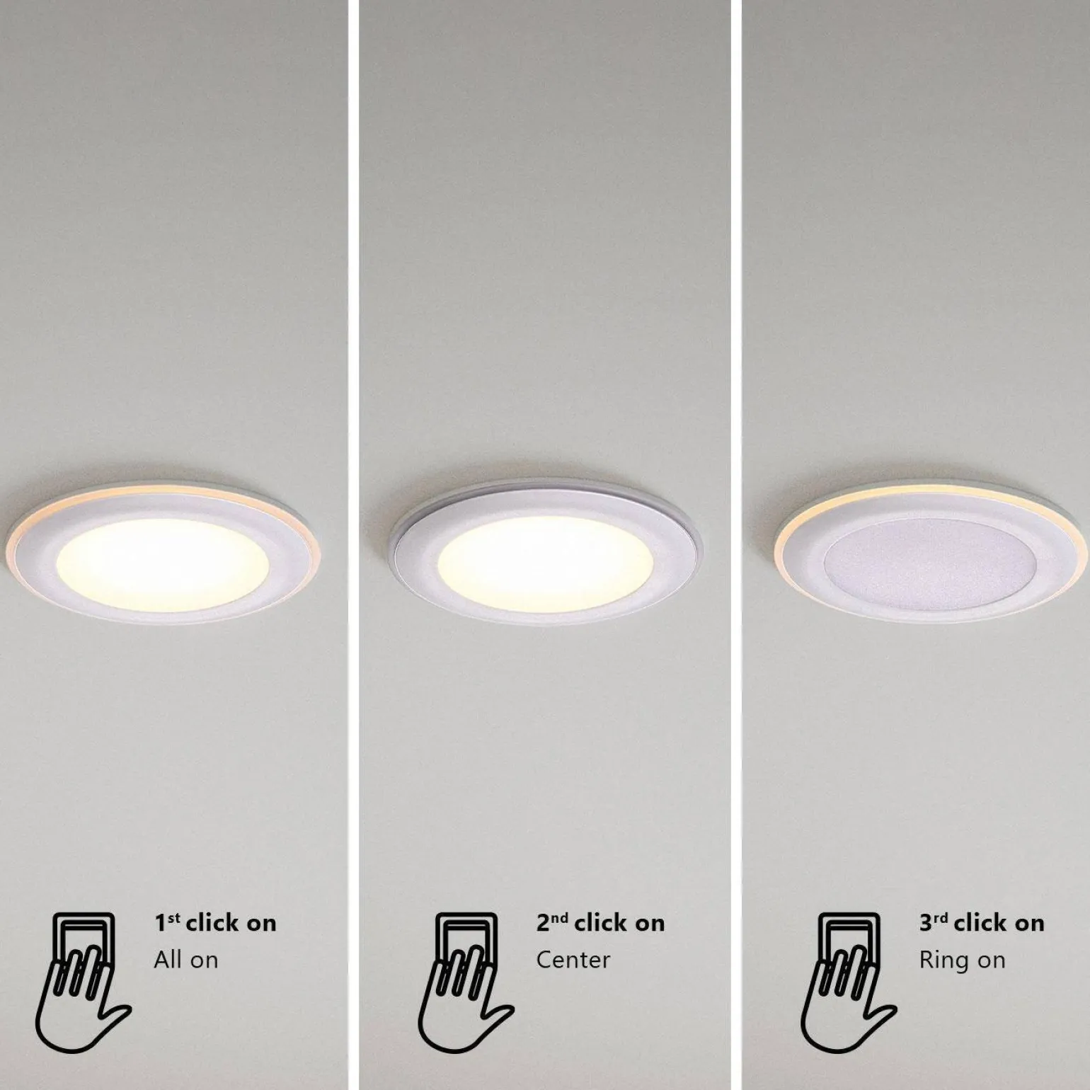 Oprawy podtynkowe ELKTON Nordlux LED Tworzywo sztuczne Biały