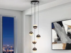 Orbes lampa wisząca 5L (276542) - Schuller