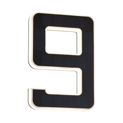 Outdoor Solar numer domu 9 3000K IP44 Wymienny akumulator (PL79850) - PAULMANN