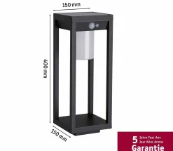 Outdoor Solar obiekt świetlny Marisol IP44 3000K PIR (PL94573) - PAULMANN