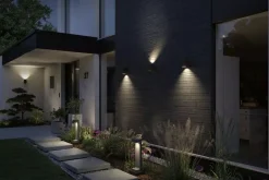 Outdoor 230V opr. słupkowa Concrea 6,8W IP65 czarny 3000K Sandstone Cement (PL94502) - Paulmann