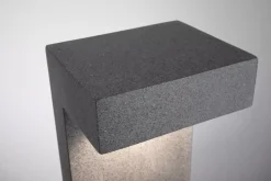 Outdoor 230V opr. słupkowa Concrea 6,8W IP65 czarny 3000K Sandstone Cement (PL94502) - Paulmann