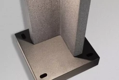 Outdoor 230V opr. słupkowa Concrea 6,8W IP65 czarny 3000K Sandstone Cement (PL94501) - Paulmann