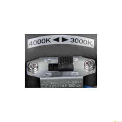 OVALISK CL, zewnętrzna oprawa sufitowa natynkowa LED, kolor antracytowy, przełącznik CCT, 3000/4000 K (1004677) - SLV