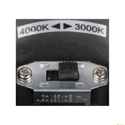 OVALISK WL, zewnętrzna oprawa ścienna LED, kolor antracytowy, przełącznik CCT, 3000/4000 K (1004678) - SLV