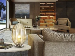 Ovila lampa stołowa (752671) - Schuller