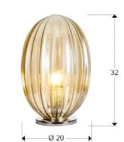 Ovila lampa stołowa (752671) - Schuller