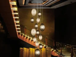 Ovila lampa wisząca 13L (752459) - Schuller