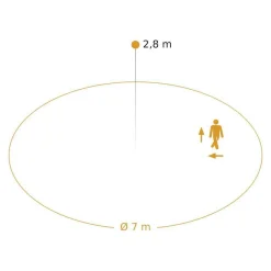 Oświetlenie wewnętrzne RS PRO DL 200 SC, Steinel (ST085292) - STEINEL