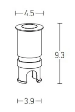 Oświetlenie wpuszczane LED 3W do ogrodu (E178) - Zambelis