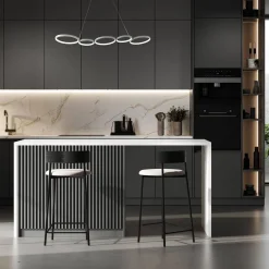 Ozdobna lampa wisząca do salonu OLYMPIA WHITE 50W LED (ML1176) - Milagro