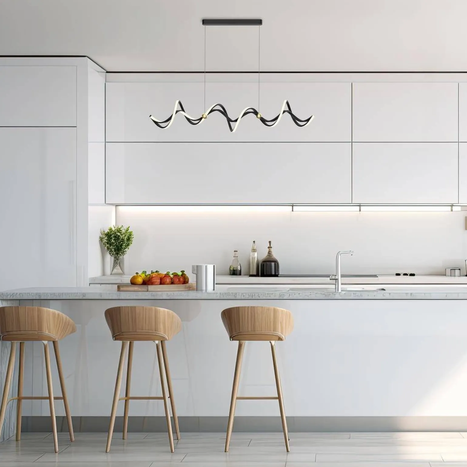 Ozdobna lampa wisząca do salonu COLIA 55W LED (ML1182) - Milagro