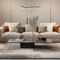 Ozdobna lampa wisząca nad stół OLYMPIA BLACK 50W LED (ML1175) - Milagro