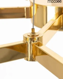 Ozdobny żyrandol TUBS 18 złota (MSE1501100457) - Moosee