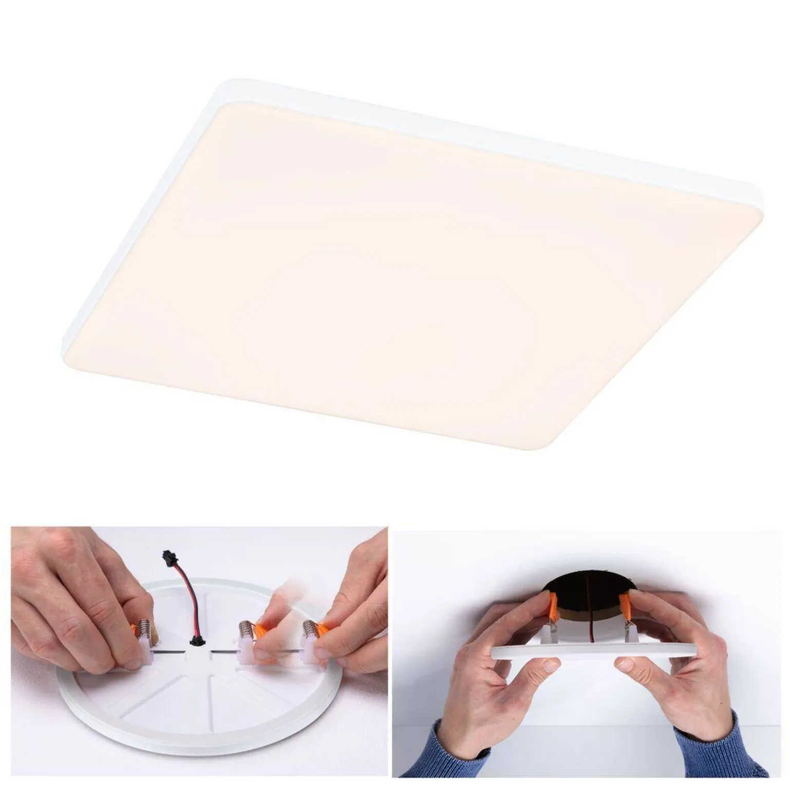 Panel bezramkowy Veluna VariFit 200x200mm 3000K DIM (PL79949) - PAULMANN