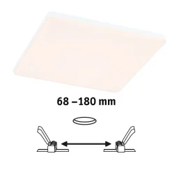 Panel bezramkowy Veluna VariFit 200x200mm 3000K DIM (PL79949) - PAULMANN