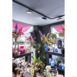 PANEL TRACK okrągły 150x300 mm, 1-fazowy spot czarny 18 W 3000 K (1004935) - SLV