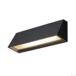 PEMA® WL, lampa ścienna natynkowa LED outdoor, kolor czarny, przełącznik CCT 3000/4000K (1003453) - SLV