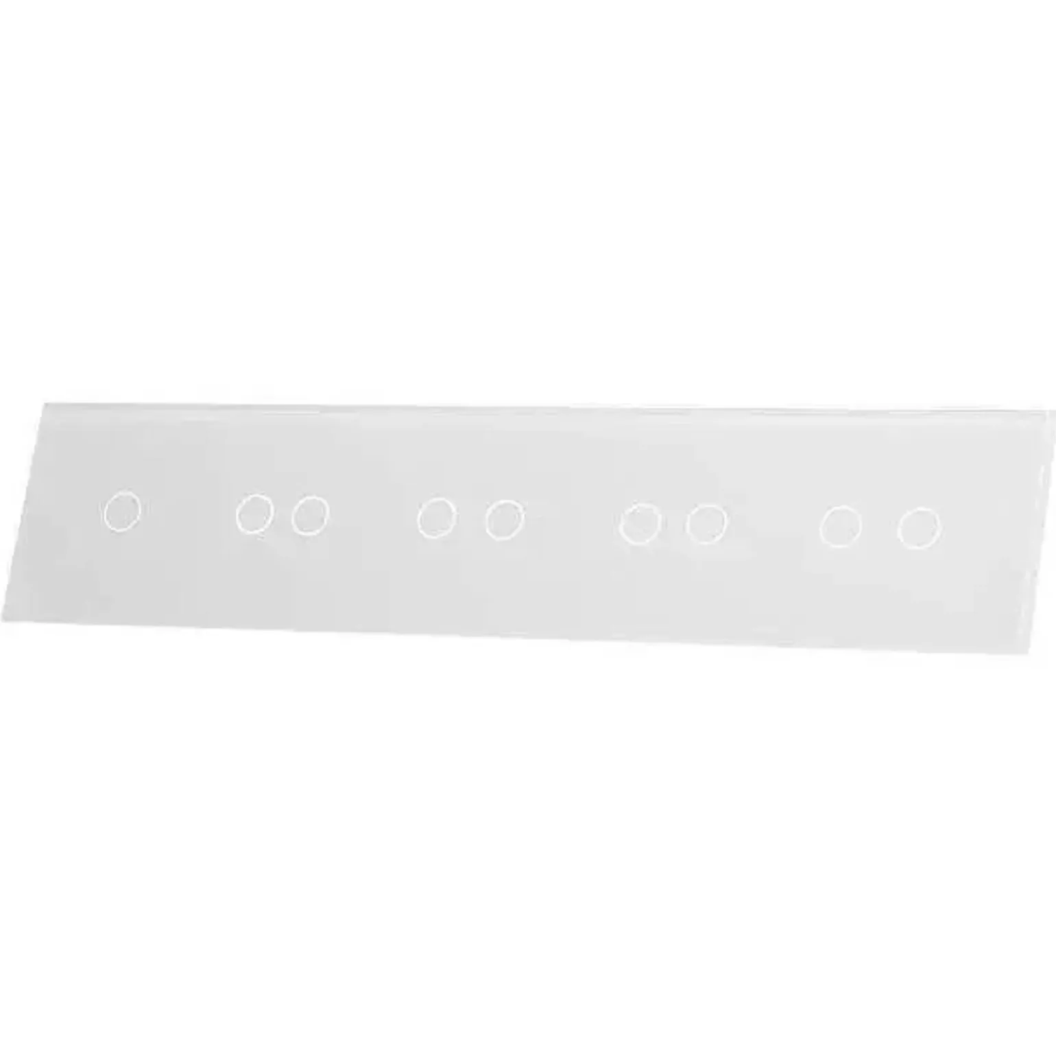 Pięciokrotny biały panel szklany dziewięcioprzyciskowy (7012222-61) LIVOLO