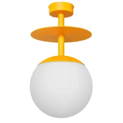 PLAAT B melonowa lampa przysufitowa / plafon (PLB15003) - Ummo