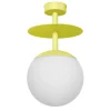 PLAAT B żółta lampa przysufitowa / plafon (PLB111003) - Ummo