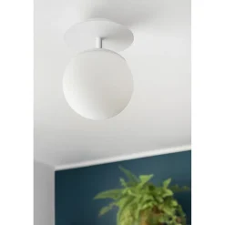 PLAAT C burgundowa lampa ścienna / kinkiet z podwyższoną szczelnością IP44 (PLC140S0) - Ummo