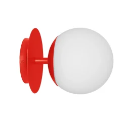 PLAAT C czerwonopomarańczowa lampa ścienna / kinkiet (PLC112000) - Ummo