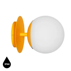 PLAAT C melonowa lampa ścienna / kinkiet z podwyższoną szczelnością IP44 (PLC150S0) - Ummo