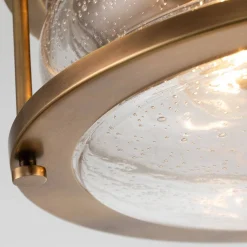 Plafon Ashlandbay - 2 źródła światła - Naturalny mosiądz (QN-ASHLANDBAY-F-NBR-BATH) - Quintiesse