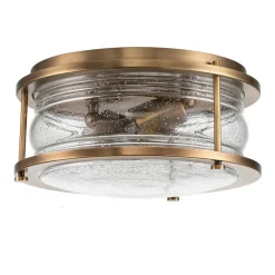 Plafon Ashlandbay - 2 źródła światła - Naturalny mosiądz (QN-ASHLANDBAY-F-NBR-BATH) - Quintiesse