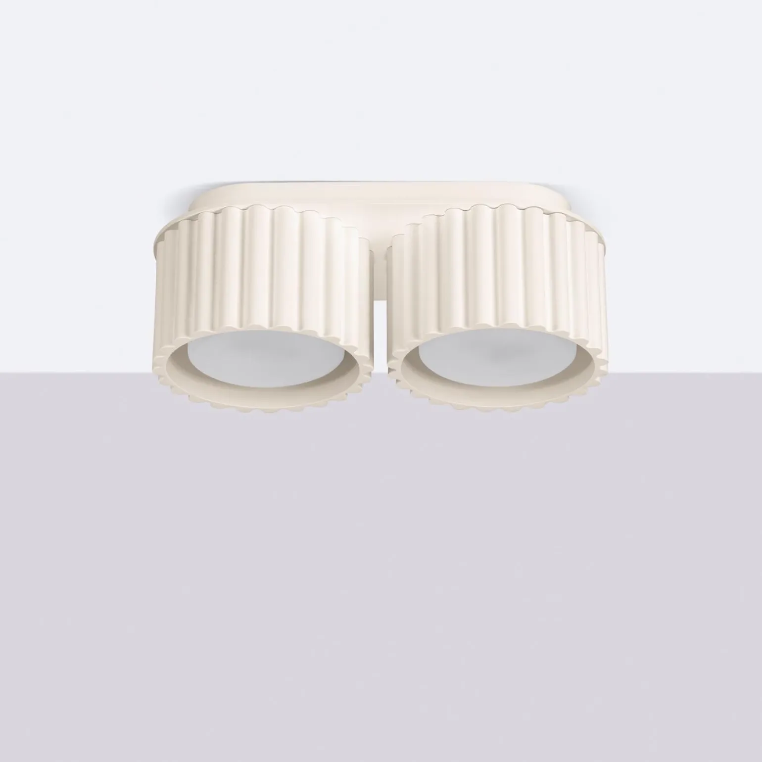 Plafon AURA 2 beżowy Gx53 (SL.1793) - Sollux Lighting