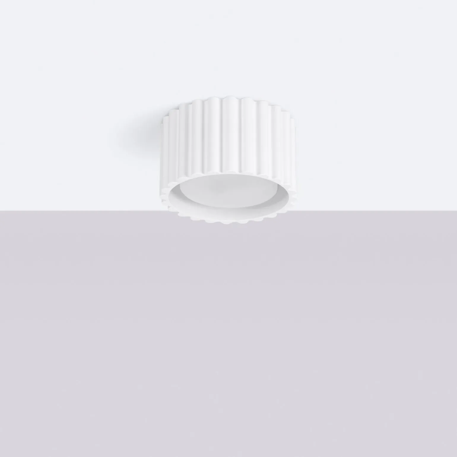 Plafon AURA 1 biały Gx53 (SL.1782) - Sollux Lighting