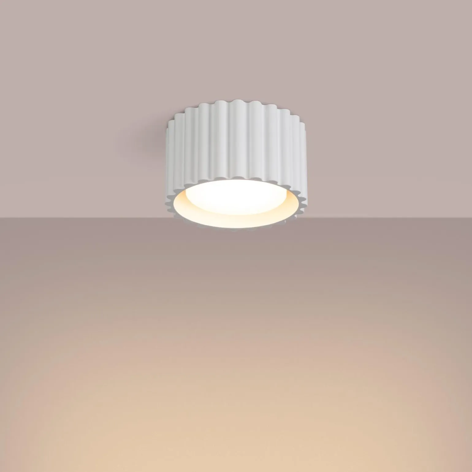 Plafon AURA 1 biały Gx53 (SL.1782) - Sollux Lighting