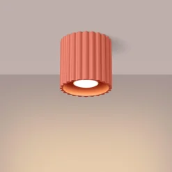 Plafon AURA 1 brzoskwiniowy GU10 (SL.1824) - Sollux Lighting