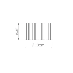 Plafon AURA 1 brzoskwiniowy Gx53 (SL.1827) - Sollux Lighting