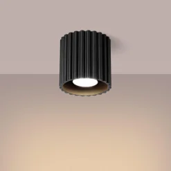 Plafon AURA 1 czarny GU10 (SL.1784) - Sollux Lighting