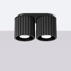 Plafon AURA 2 czarny GU10 (SL.1785) - Sollux Lighting