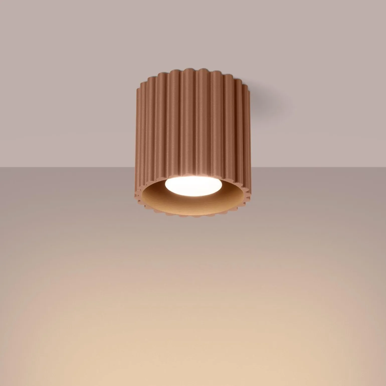 Plafon AURA 1 mocca GU10 (SL.1804) - Sollux Lighting