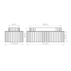 Plafon AURA 2 mocca Gx53 (SL.1808) - Sollux Lighting
