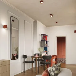 Plafon AURA 1 ochra czerwona Gx53 (SL.1802) - Sollux Lighting