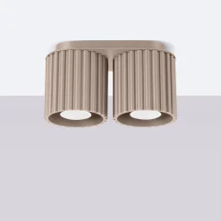 Plafon AURA 2 taupe GU10 (SL.1815) - Sollux Lighting