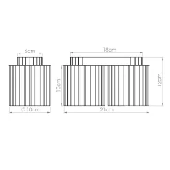 Plafon AURA 2 ultramaryna GU10 (SL.1810) - Sollux Lighting